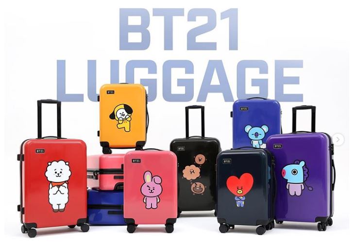 Bt21 suitcase best sale