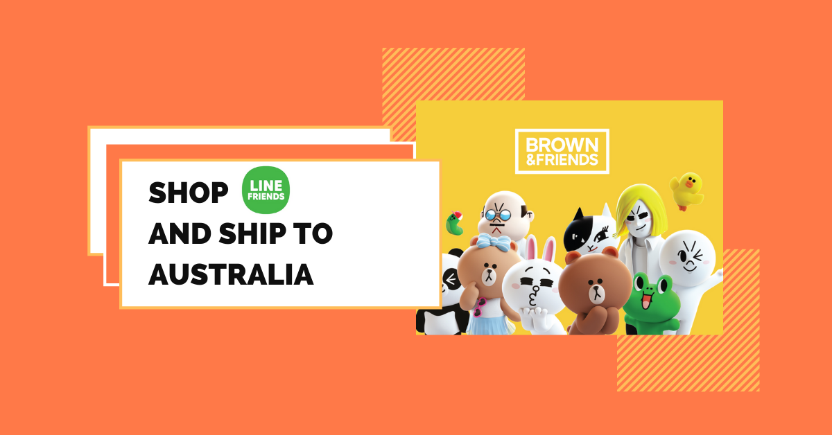 shop LINE FRIENDS ship to Australia