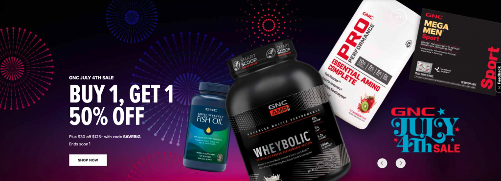 【Independence Day 2022】 GNC Supplement Buy 1, Get 1 50% Off! Mix ...