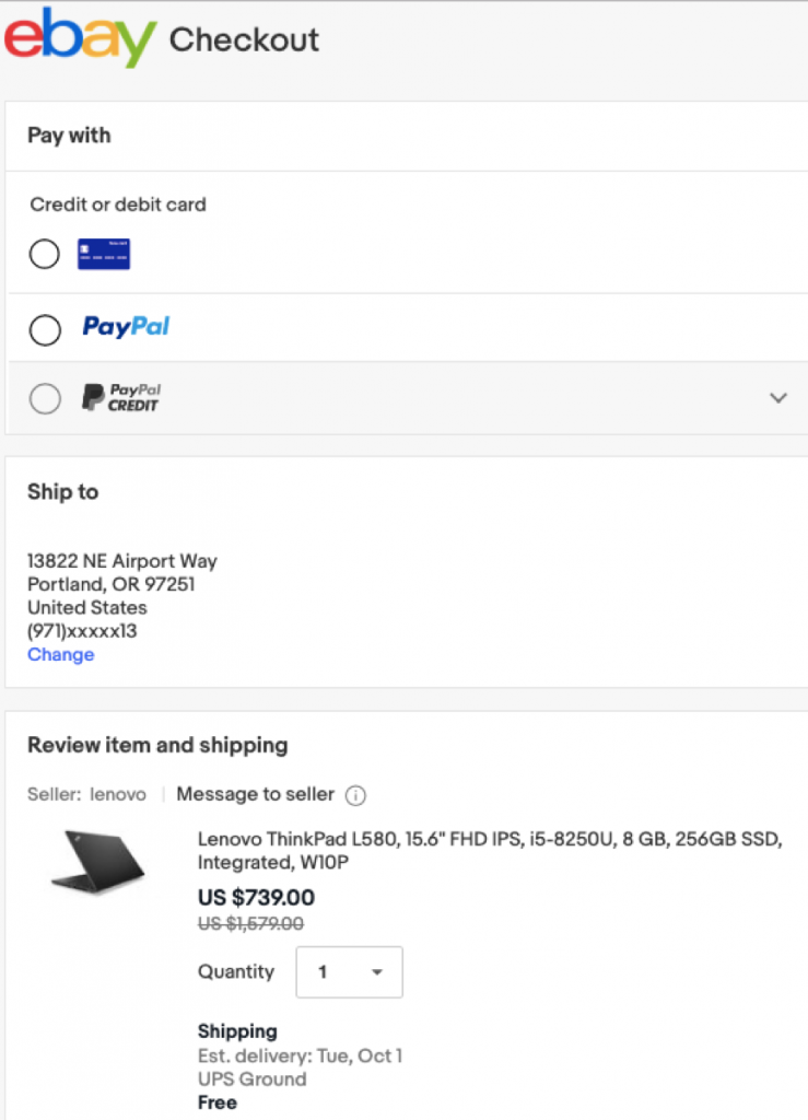 eBay Shopping Guide 11- Buyandship warehouse address and payment methods