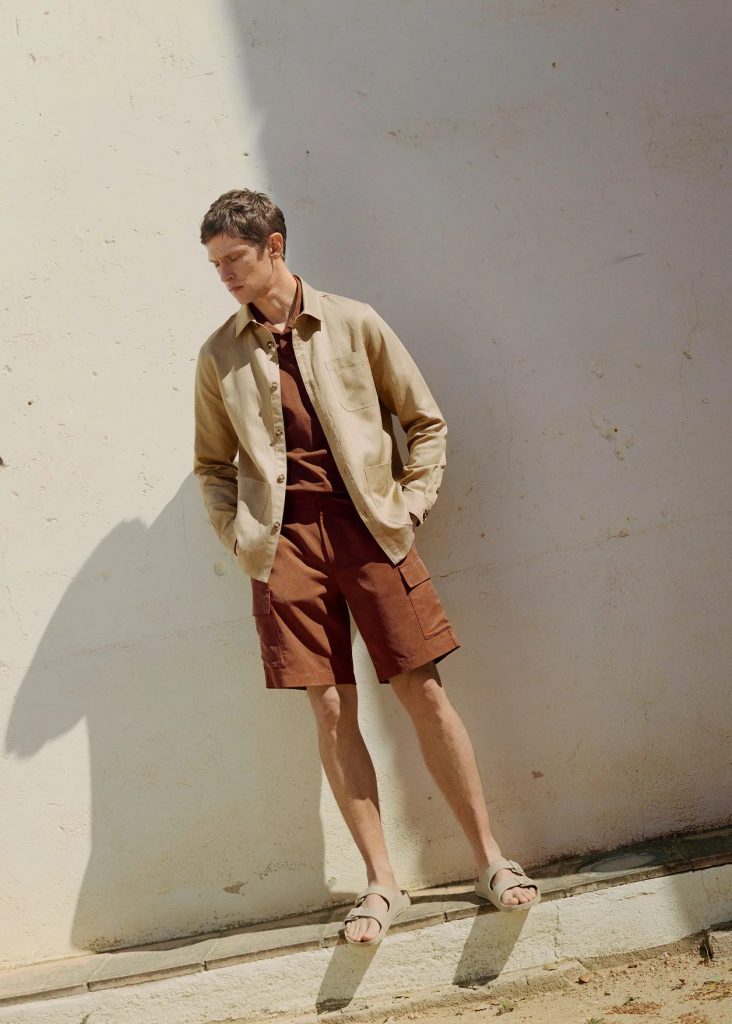 New Styles to Shop from Mango Outlet: Cargo Linen Bermuda Men's Shorts
