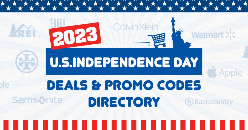 US Independence Day Sales Directory 2023! Shop 70+ Deals & Promo Codes