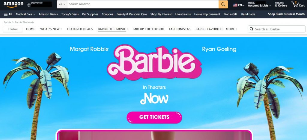 Barbie the Movie Official Amazon US Store