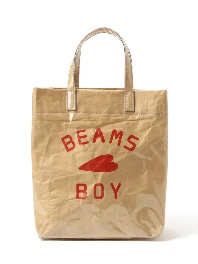 BEAMS BOY - BB logo shop bag