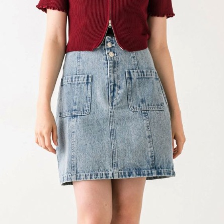 🔗Patched Pocket Mini Skirt