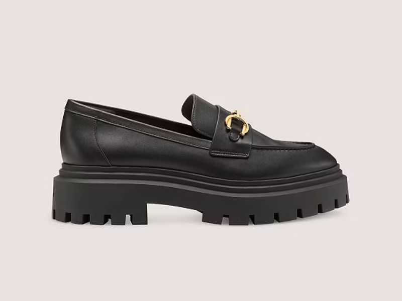 STUART WEITZMAN OWEN BUCKLE ULTRA LUG LOAFER