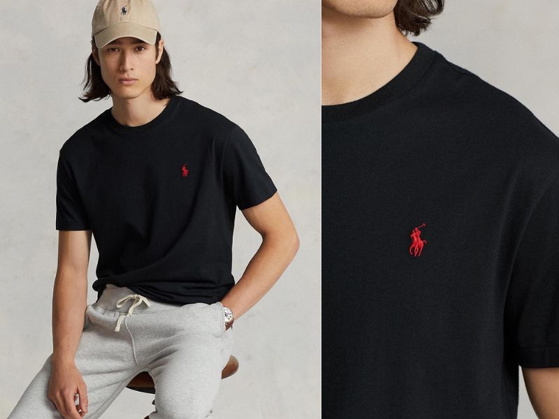 Polo Ralph Lauren - Classic Fit Jersey Crew Neck Pocketless T-Shirt