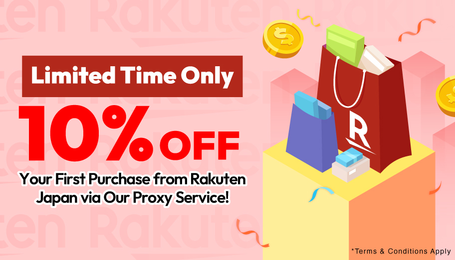 10% Off Your First Purchase from Rakuten Japan via Our Proxy Service!