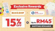 Buy&Ship X Nishimatsuya Exclusive Offer! Enjoy 15% Off and Up to RM45 Shipping Rewards