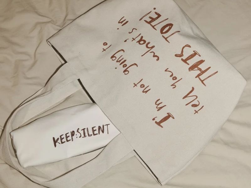 【Pre order】KEEP SILENT Shhh TOTE